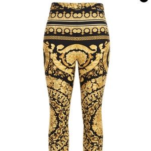 Versace Barocco runway leggings size 44 NWT US8